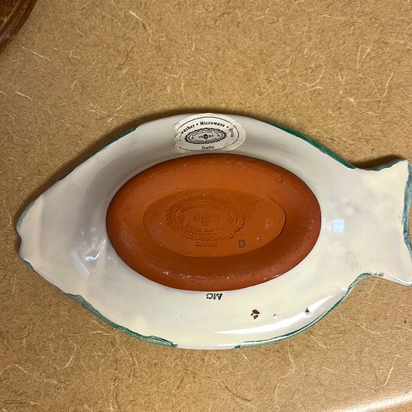 MacKenzie-Childs Fish Dish - Picture 2 of 2